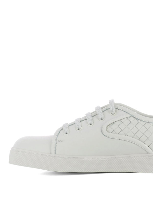 The Best Shops BOTTEGA VENETA: trainers - Dodger lace-up white sneakers